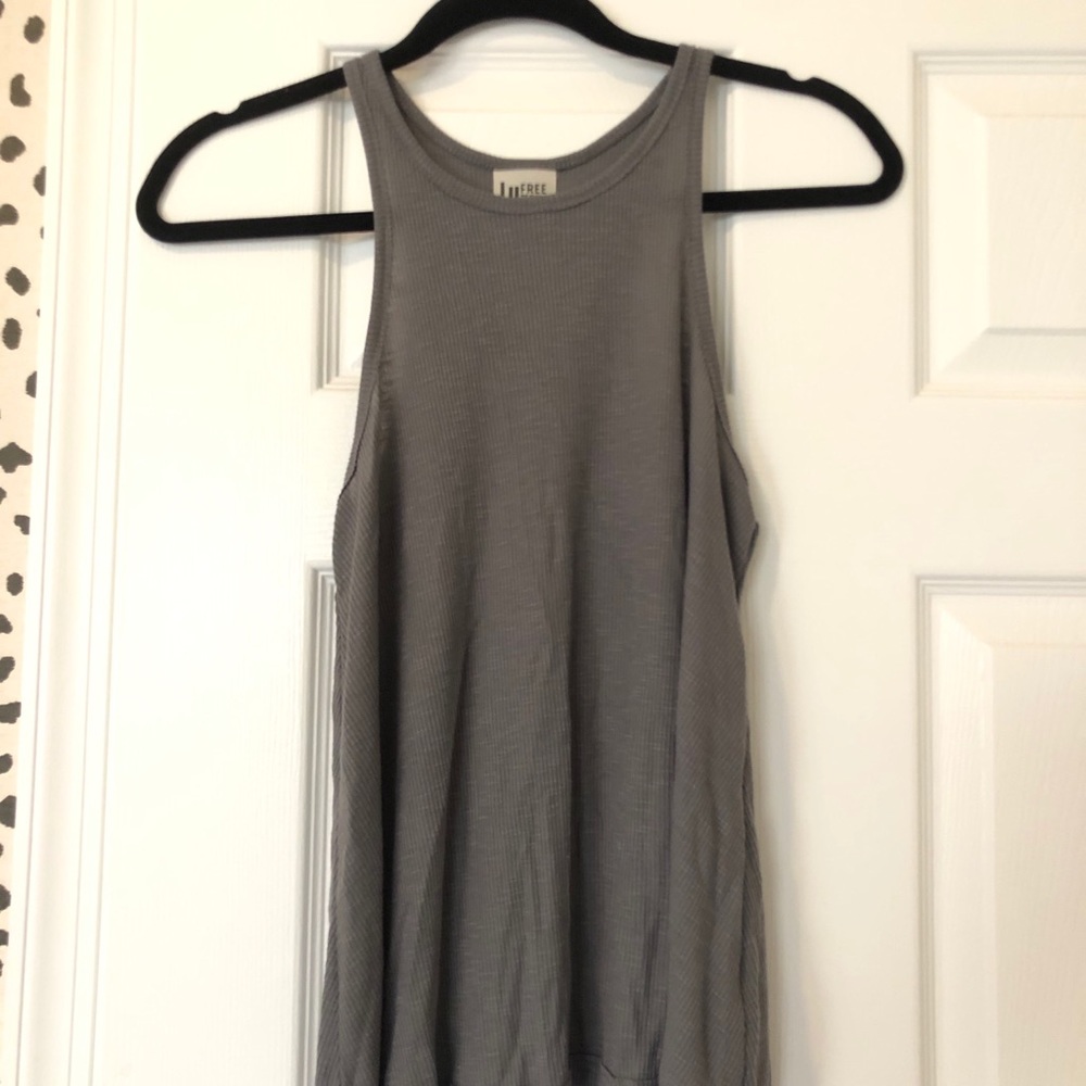 Free people Long Beach tank grey size XS